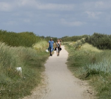 Wandelen door de Duinen