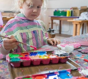 Lekker verven Pierewiet kindvriendelijke camping nieuwvliet